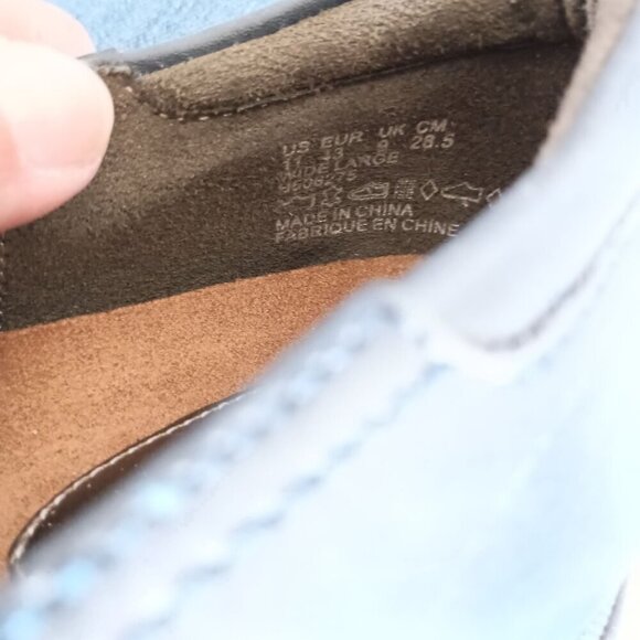 Hush Puppies Women's Alter Pump Navy Blue Leather size 11 - Picture 5 of 12